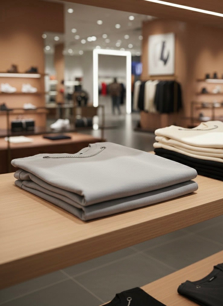 Zincir Kolye Detaylı Yıkamalı Oversize Tişört