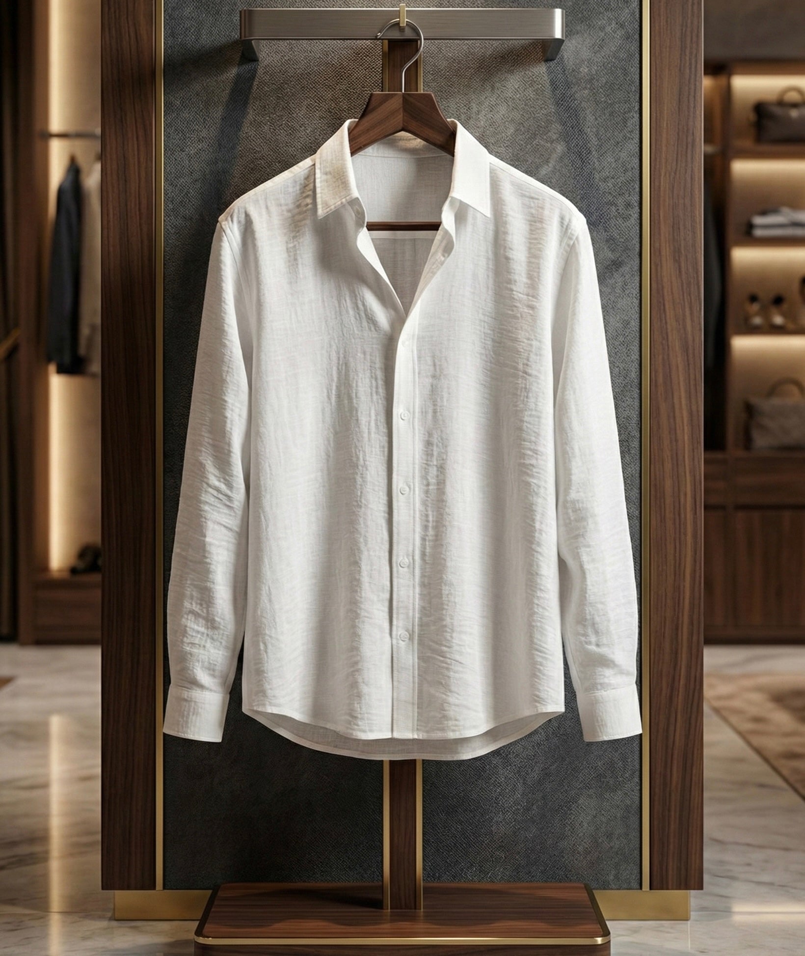 OVERSIZE DÖKÜMLÜ CRINKLE BEYAZ GÖMLEK