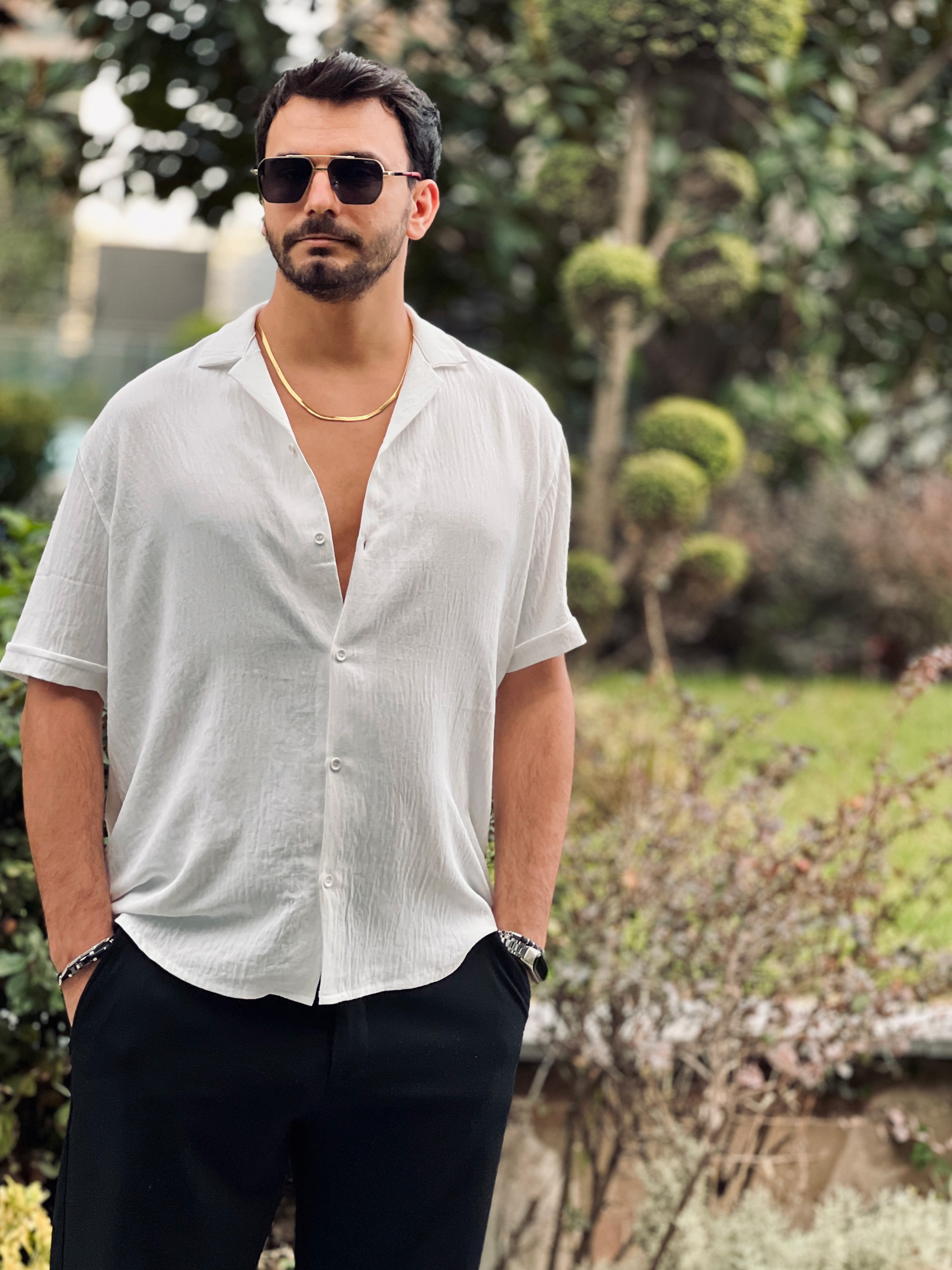 Yılan Zincir Kolye - Herringbone Model Erkek Takı