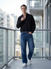 Baggy Model Taşlamalı Regular Fit Jean Pantolon - Mavi