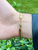 Silver Color Flat Herringbone Chain Men's Bracelet