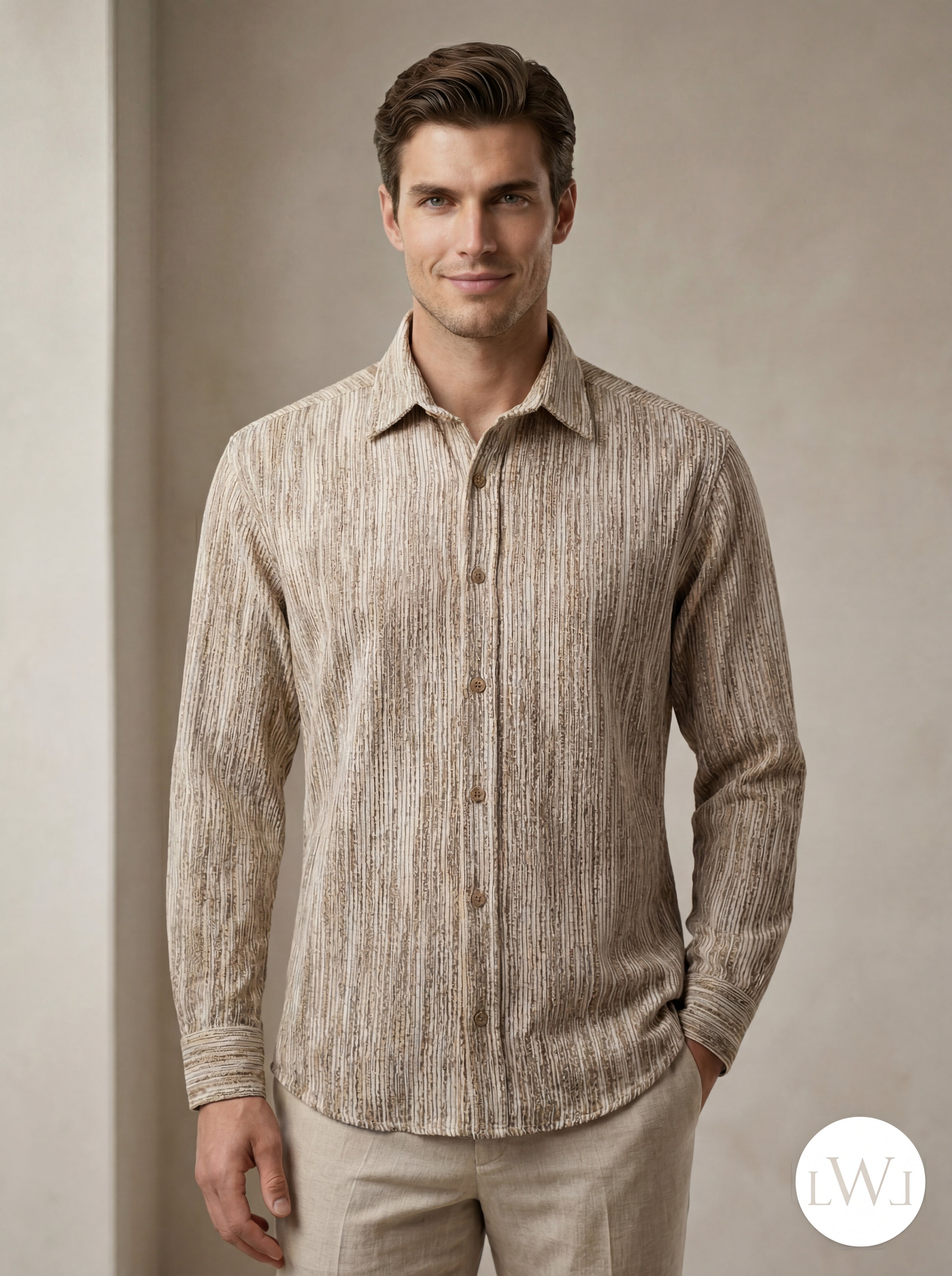 EFFECTIVE VELVET OVERSIZE SHIRT
