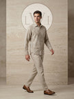 EFFECTIVE VELVET OVERSIZE SHIRT