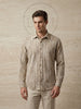 EFFECTIVE VELVET OVERSIZE SHIRT
