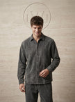 EFFECTIVE VELVET OVERSIZE SHIRT