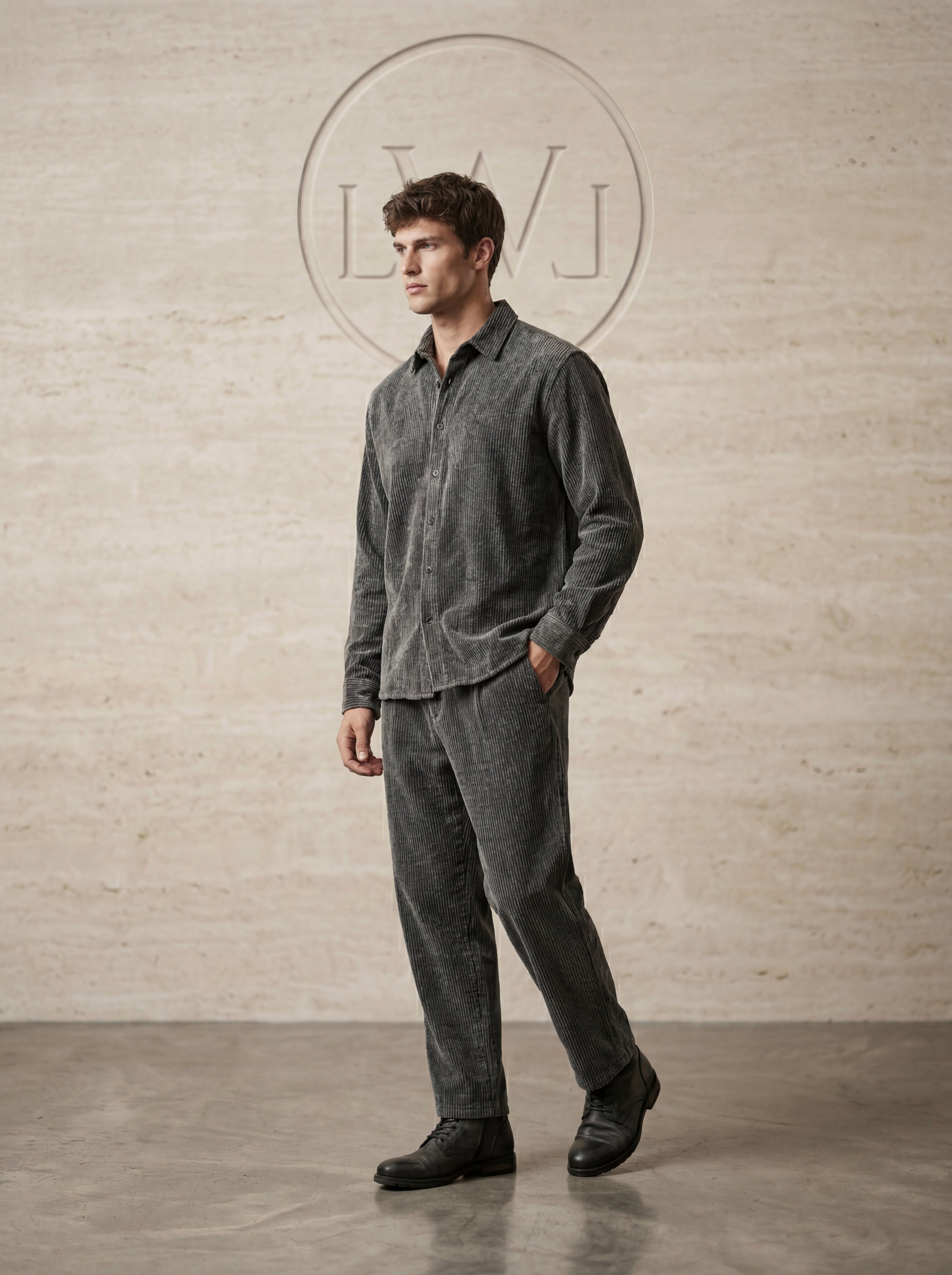 EFFECTIVE VELVET OVERSIZE SHIRT