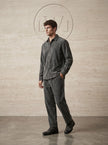 EFFECTIVE VELVET OVERSIZE TROUSERS