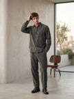 EFFECTIVE VELVET OVERSIZE SHIRT