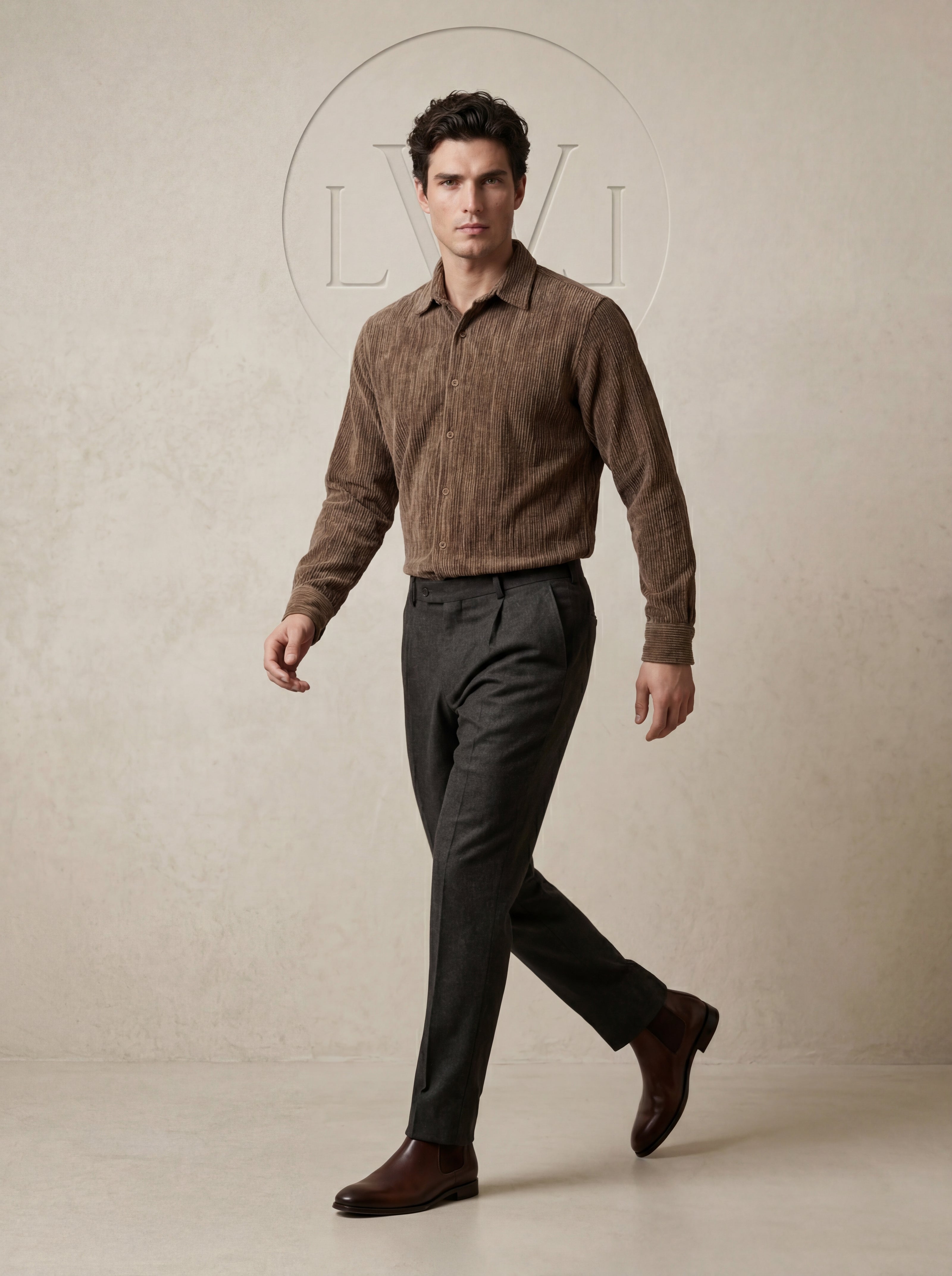 EFFECTIVE VELVET OVERSIZE SHIRT