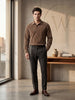 EFFECTIVE VELVET OVERSIZE SHIRT