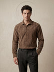 EFFECTIVE VELVET OVERSIZE SHIRT