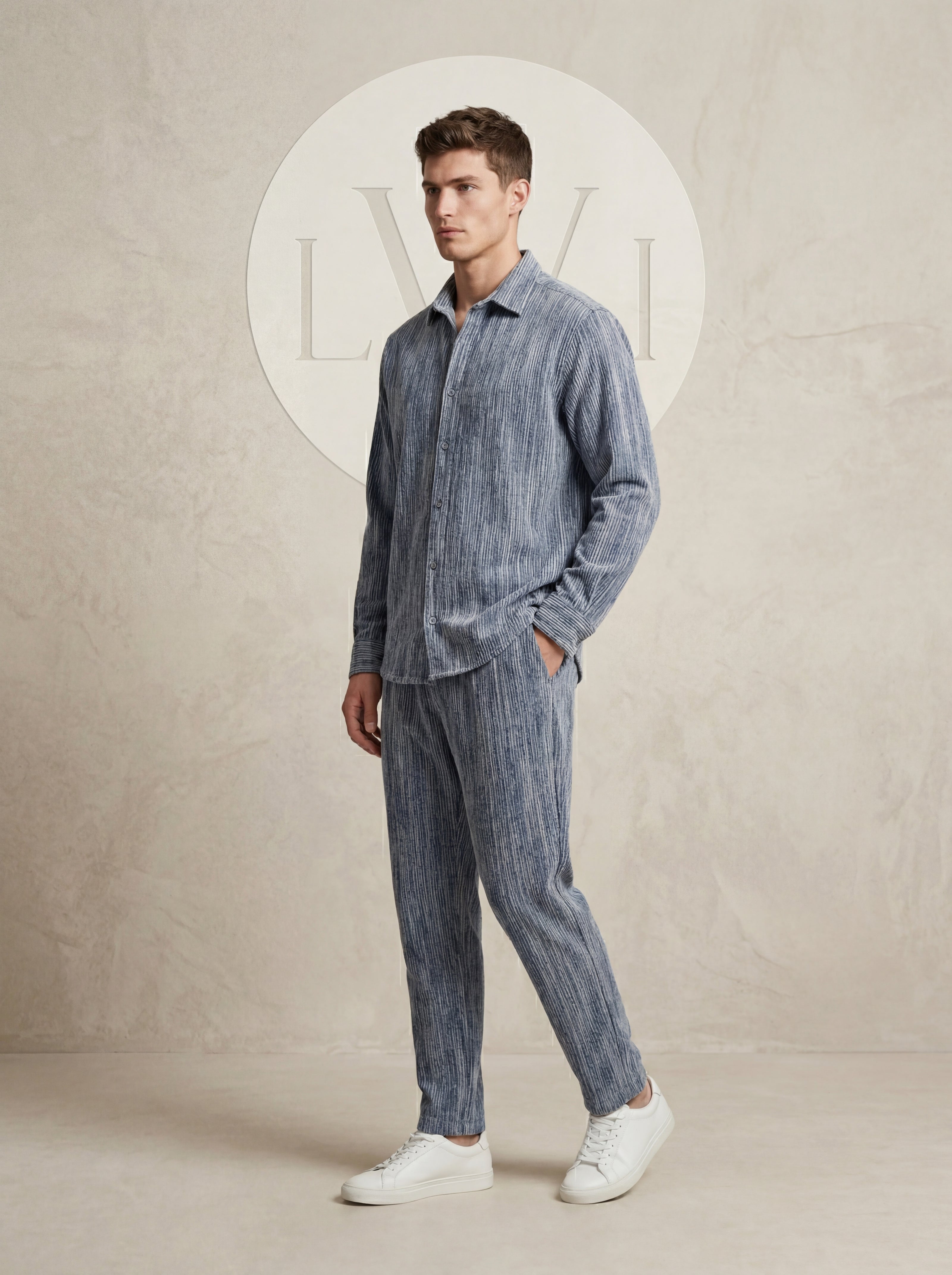 EFFECTIVE VELVET OVERSIZE TROUSERS