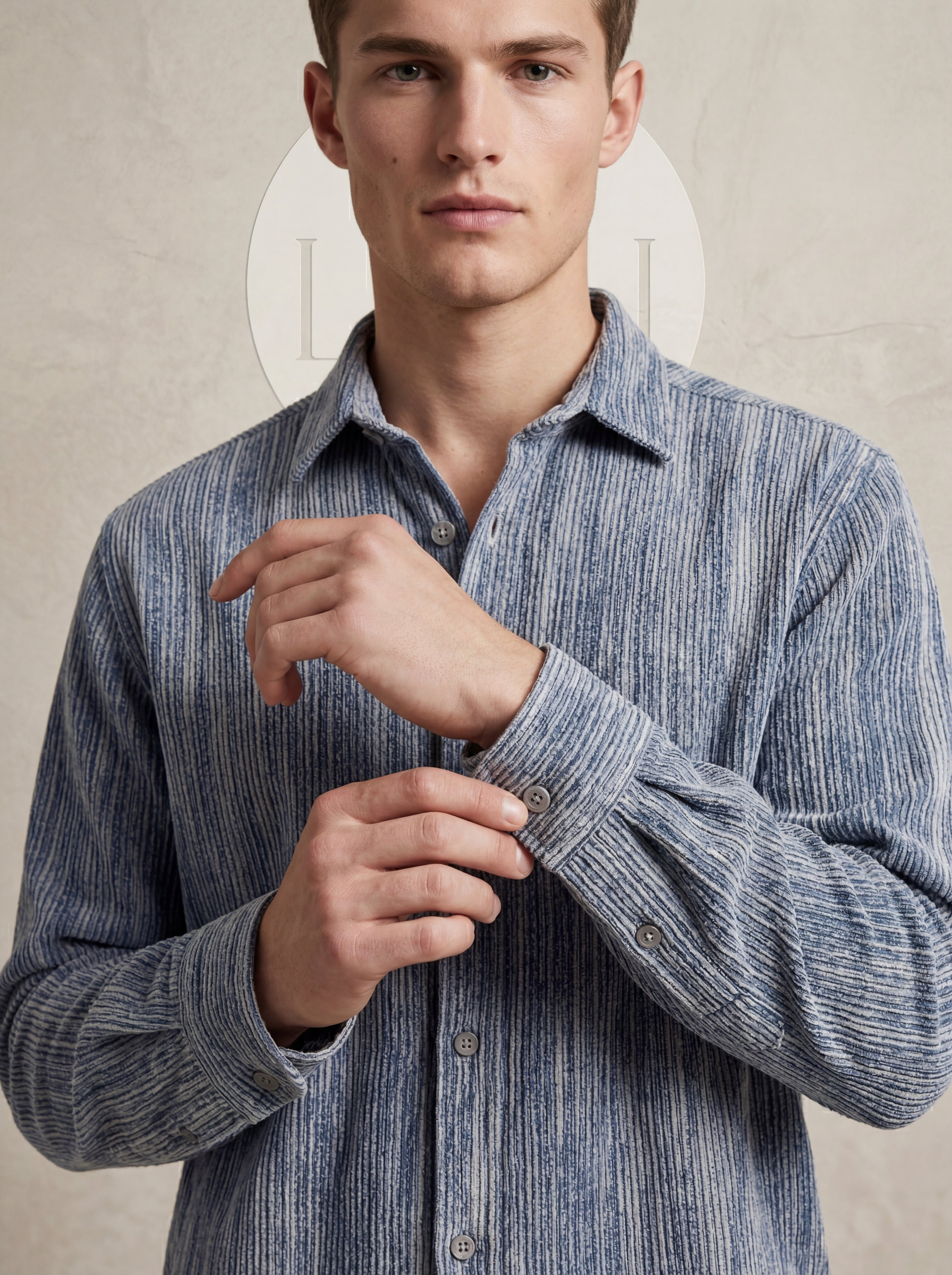EFFECTIVE VELVET OVERSIZE SHIRT