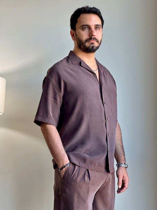 Modal Kısa Kollu Gömlek