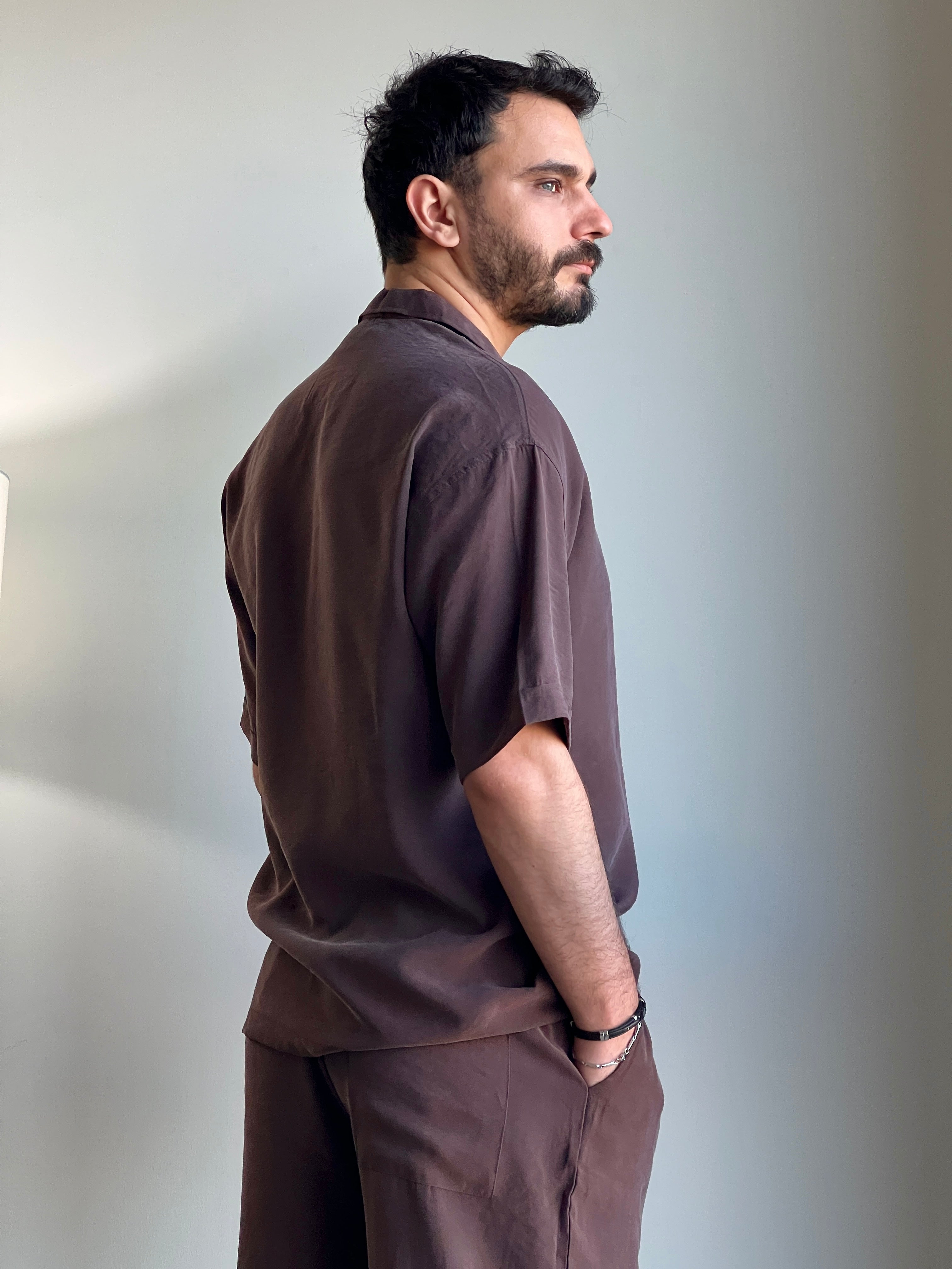 Modal Kısa Kollu Gömlek