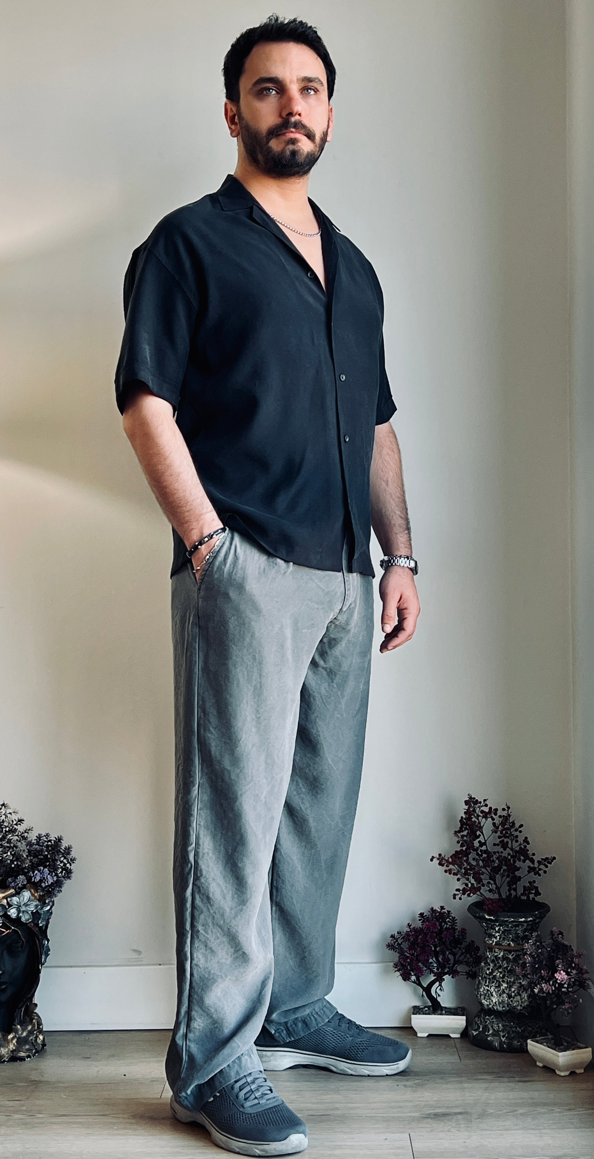 Modal Kısa Kollu Gömlek