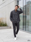 Oversize Draped Crink Shirt