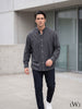 Oversize Draped Crink Shirt