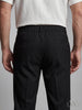 Erkek Siyah Beli Lastikli Esnek Kumaş Premium Chino Pantolon - Smart Casual Rahat Kesim