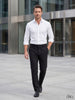 Erkek Siyah Beli Lastikli Esnek Kumaş Premium Chino Pantolon - Smart Casual Rahat Kesim