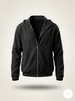 Zippered Windbreaker Jacket