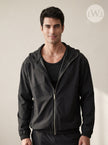 Zippered Windbreaker Jacket