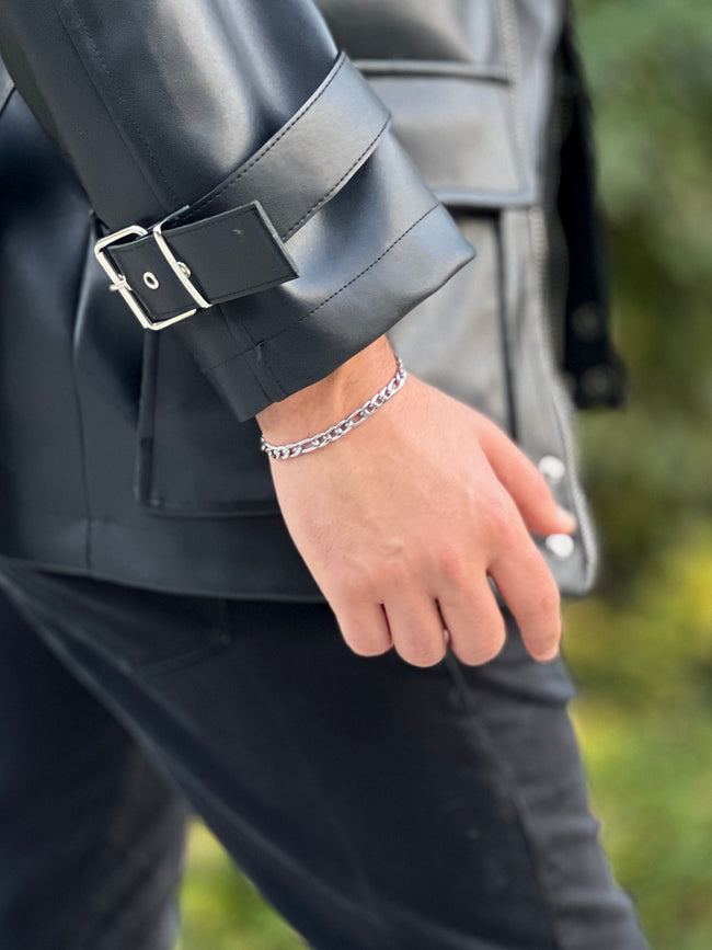 Figaro Zincir Erkek Bileklik