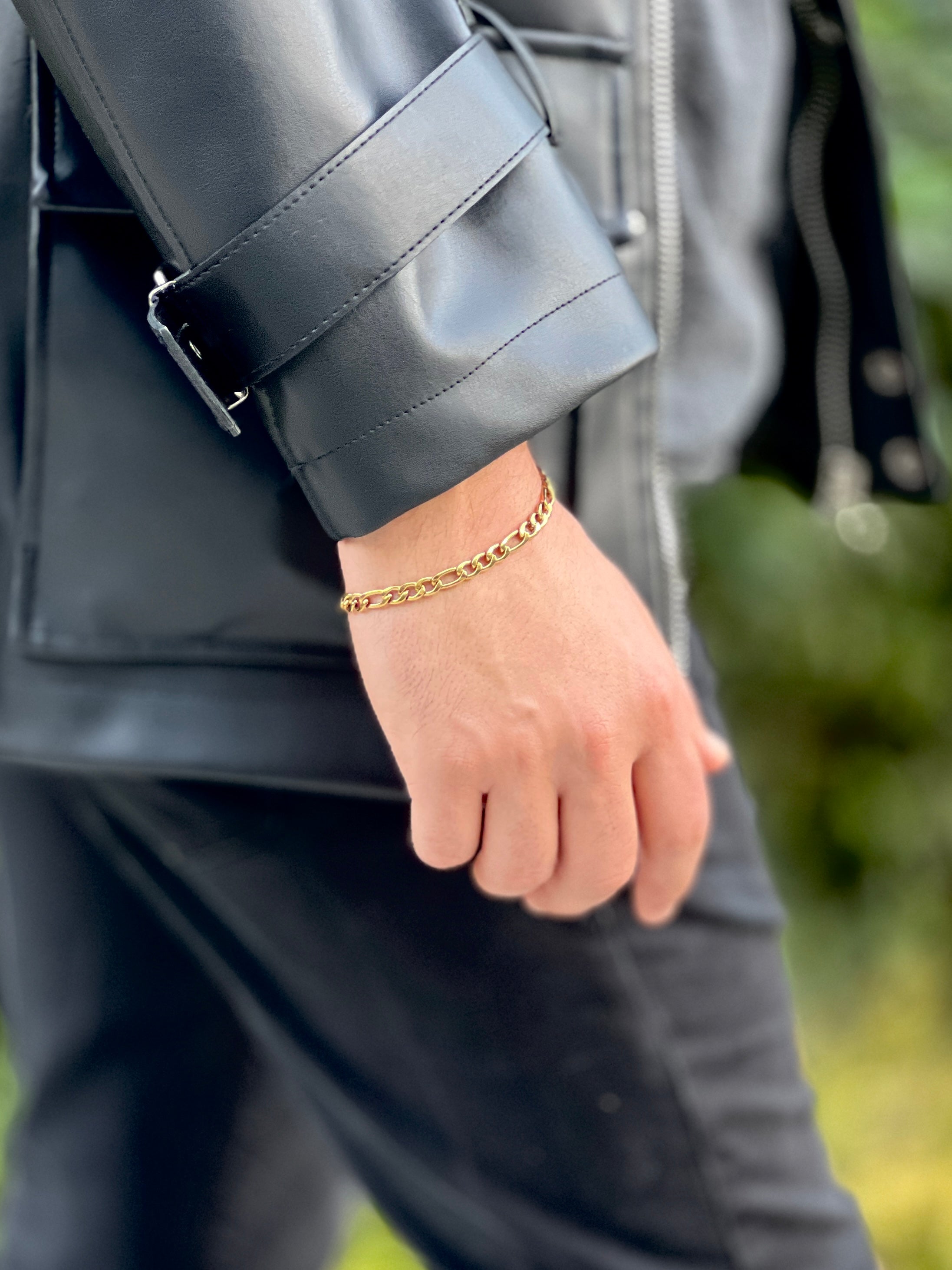 Figaro Zincir Erkek Bileklik