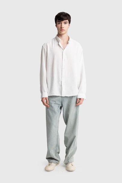 OVERSIZE DÖKÜMLÜ CRINKLE GÖMLEK