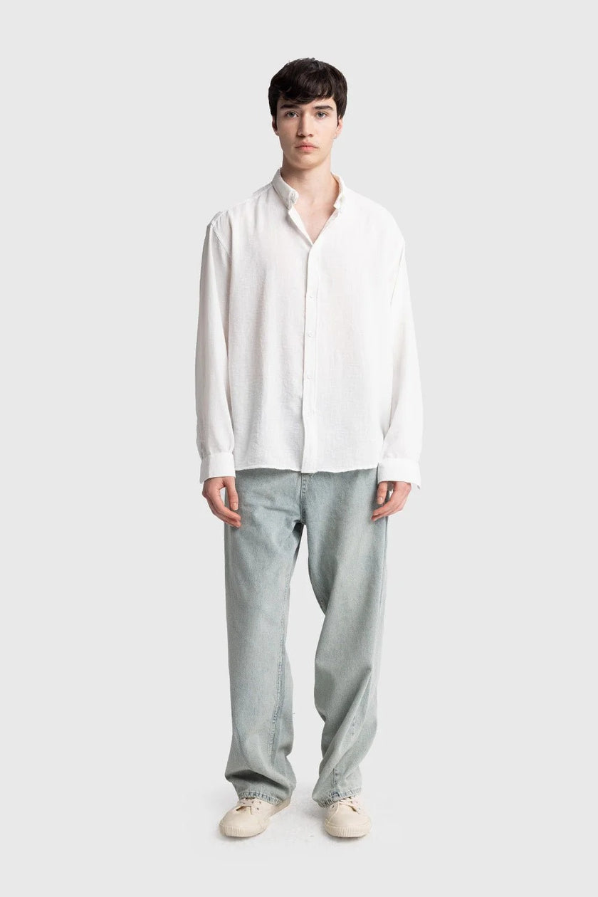 OVERSIZE DÖKÜMLÜ CRINKLE GÖMLEK