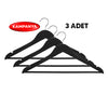 3 Pieces of Wooden Look Long-Lasting Hangers