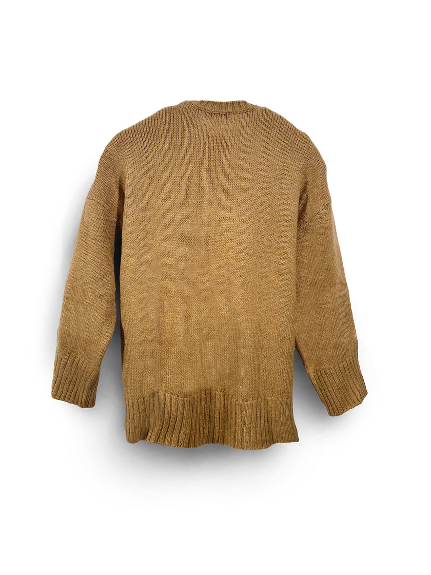 Oversize Standart Beden Basic Kazak