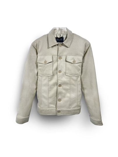 Süet Scuba Dört Cepli Regular Fit Erkek Ceket