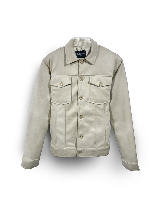 Süet Scuba Dört Cepli Regular Fit Erkek Ceket