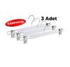 3 Wooden Trouser and Skirt Hangers