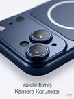 iPhone 13/14 Uyumlu iPhone 17 Çevirici MagSafe Kamera Lens Korumalı Cep Telefonu Kılıfı