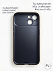 iPhone 13/14 Uyumlu iPhone 17 Çevirici MagSafe Kamera Lens Korumalı Cep Telefonu Kılıfı