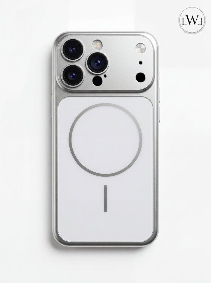 iPhone 13 Pro Max  Uyumlu 17 Pro Max Çevirici MagSafe Kamera Lens Korumalı Cep Telefonu Kılıfı