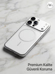iPhone 14 Pro Uyumlu iPhone 17 Pro Çevirici MagSafe Kamera Lens Korumalı Cep Telefonu Kılıfı