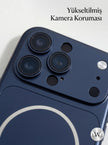iPhone 16 Pro Max Uyumlu 17 Pro Max Çevirici MagSafe Kamera Lens Korumalı Cep Telefonu Kılıfı