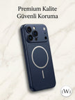 iPhone 13 Pro Uyumlu 17 Pro Çevirici MagSafe Kamera Lens Korumalı Cep Telefonu Kılıfı