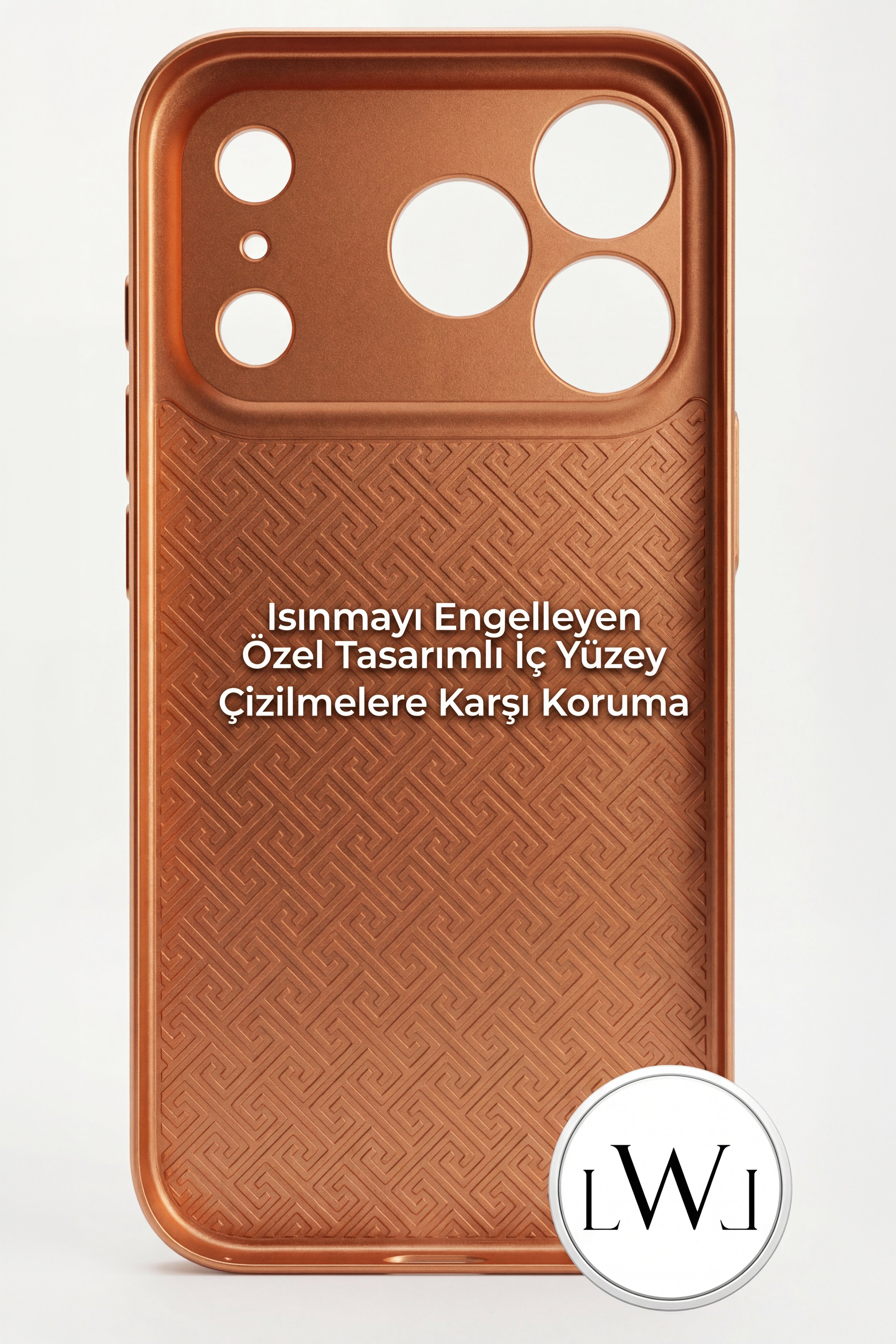 iPhone 17  Pro Max Uyumlu MagSafe Destekli Metalik Lüks Telefon Kılıfı