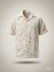 SHORT SLEEVE EMBROIDERY DETAILED SHIRT