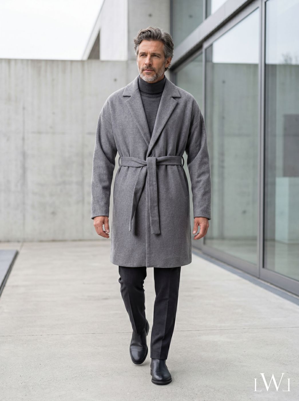 Belted Oversize Cashmere Coat