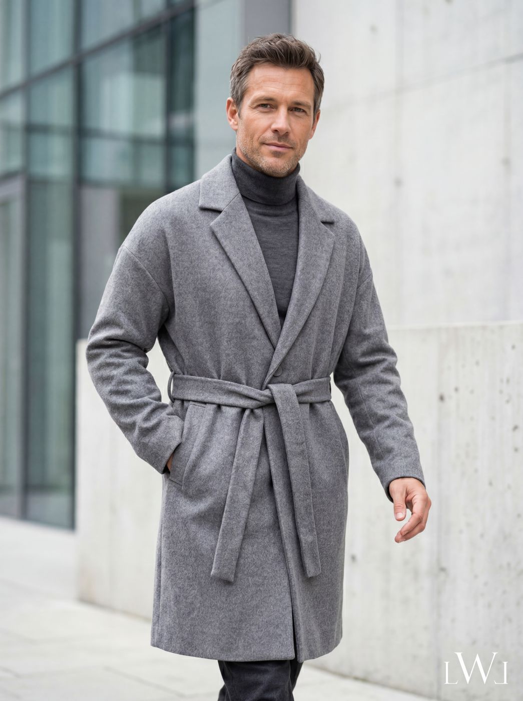 Belted Oversize Cashmere Coat
