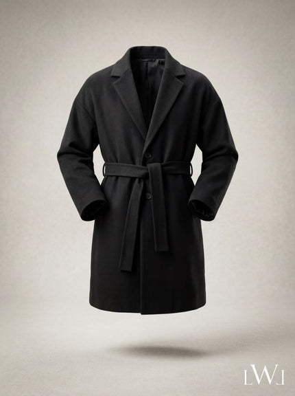 Belted Oversize Cashmere Coat