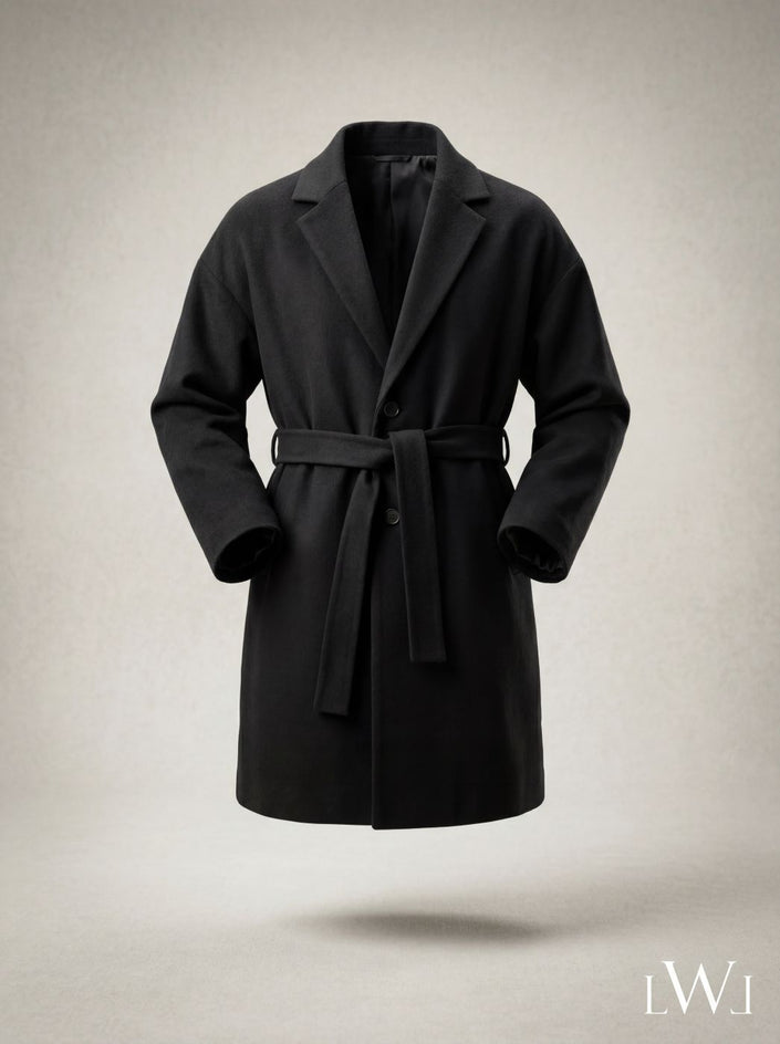 Belted Oversize Cashmere Coat