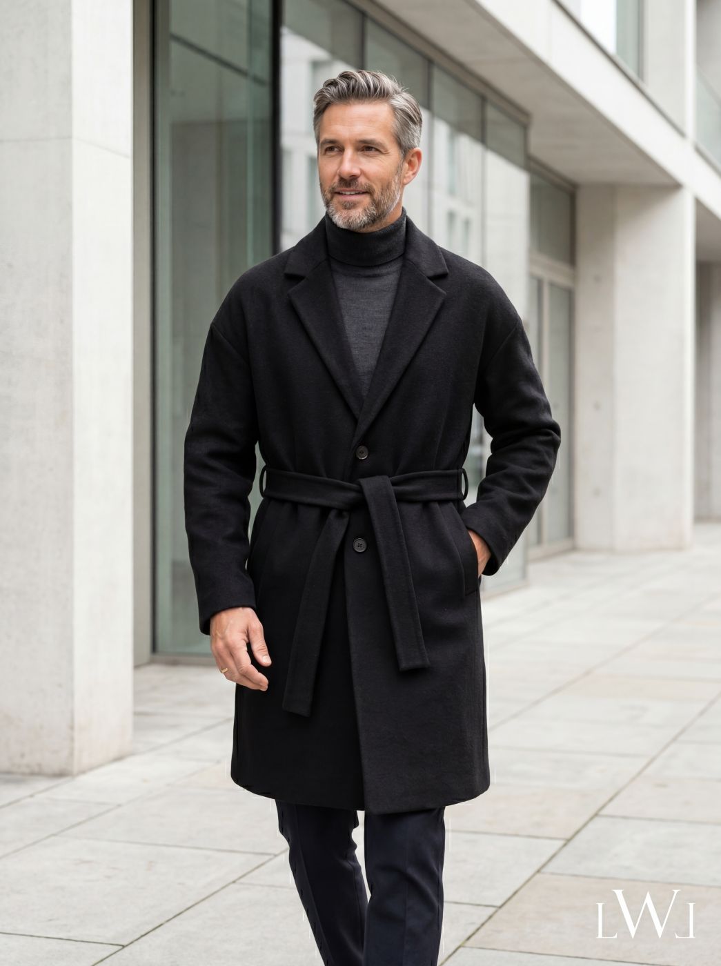 Belted Oversize Cashmere Coat