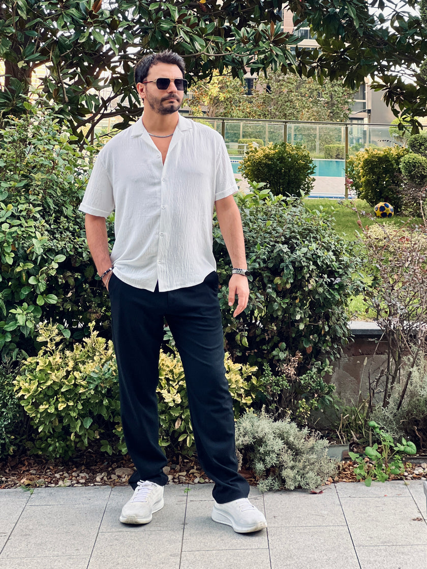 Kumas Pantolon Siyah Yep