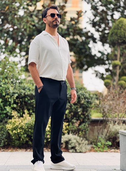 Kumas Pantolon Siyah Yep